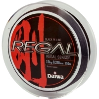 Леска плетеная Daiwa "Regal Sensor", толщина: 0,210 мм, длина: 150 м, цвет: черный артикул 11660b.